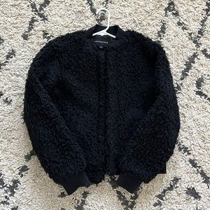 Who What Wear Teddy Bomber Jacket - Size S